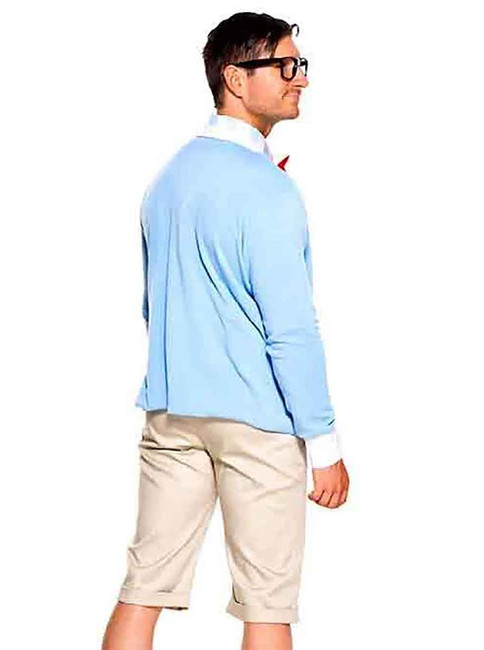 ML-76025, Men's Nifty Nerd Costume Back View