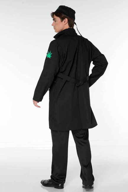 ML-76608, Green Leaf Doctor Men's Costume Back View