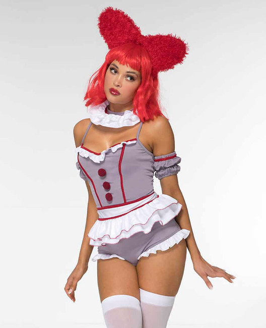 ML-71136, Scary Clown Costume By Music Legs