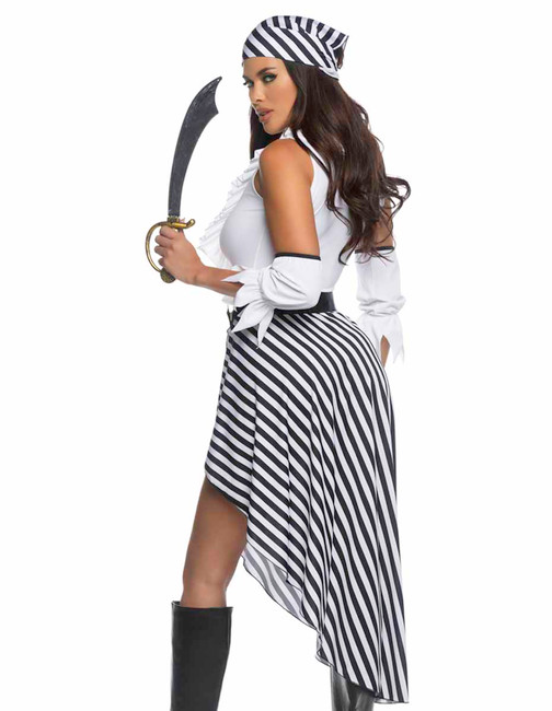 R-6599, High Seas Wench Costume Back View R-6599, High Seas Wench Costume Back View