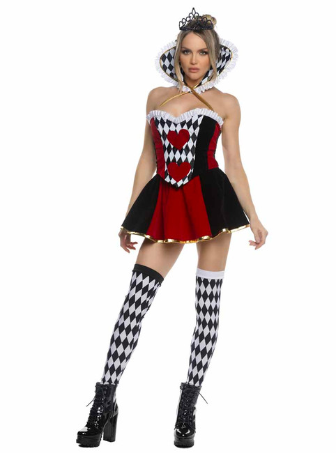 Roma R-6557, Wonderland Queen Costume Full View Roma R-6557, Wonderland Queen Costume Full View