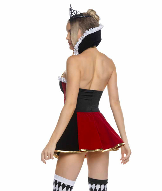 R-6557, Wonderland Queen Costume Back View R-6557, Wonderland Queen Costume Back View