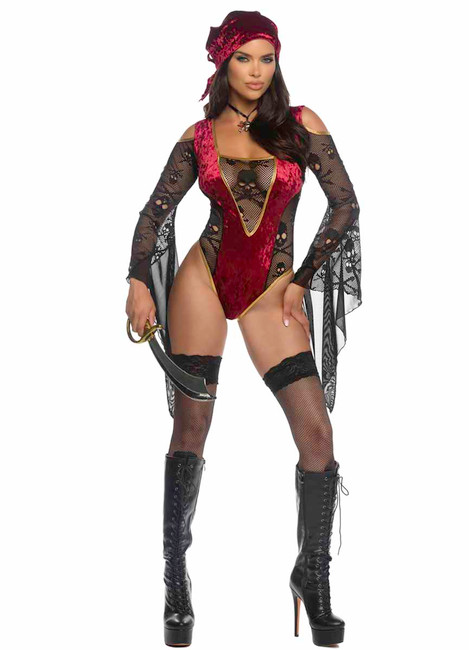 Roma R-6600, Treasure Chest Tease Pirate Costume Full View