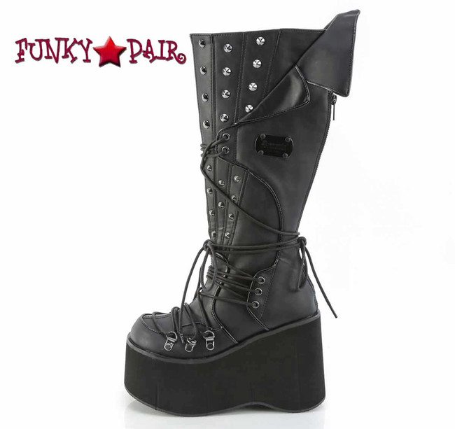 Demonia KERA-203, 4.5 Inch Platform Knee High Boots