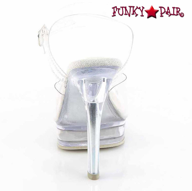 MAJESTY-508C, 5 Inch Heel Ankle Strap Sandal Back View