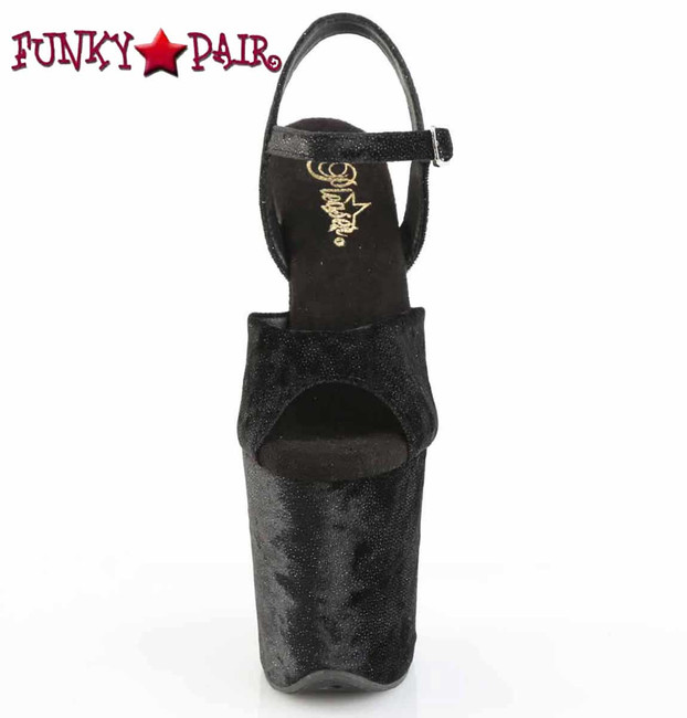 FLAMINGO-809WRB, 8 Inch Shimmering Fabric Platform Front View