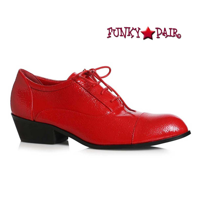 129-MACK,  Red 1 Inch Heel Men's Shoes