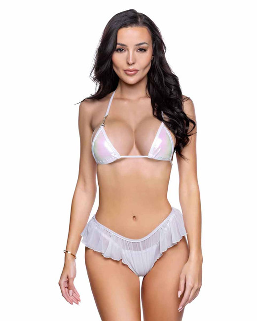 R6775, Iridescent Foil Bikini Set View With R6784