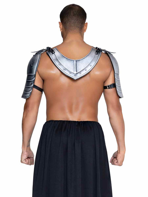 A2938, Men's Armor Costume Kit Back View