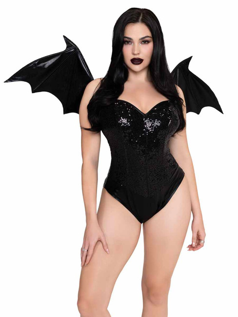 A2927, Strapless Bat Wings By Leg Avenue
