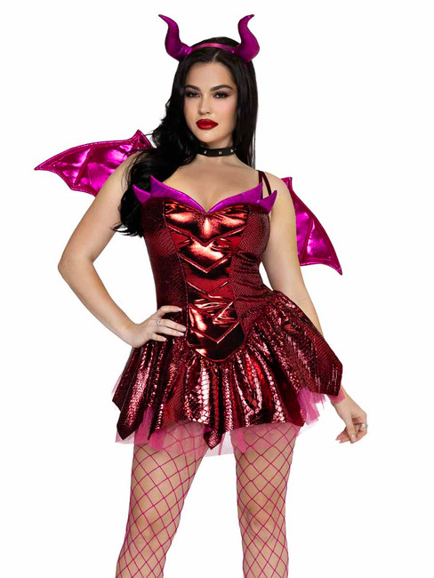 LA87352, Fiery Dragon Costume By Leg Avenue