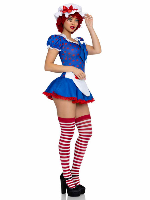 Leg Avenue LA87355, Darling Rag Doll Costume Side View