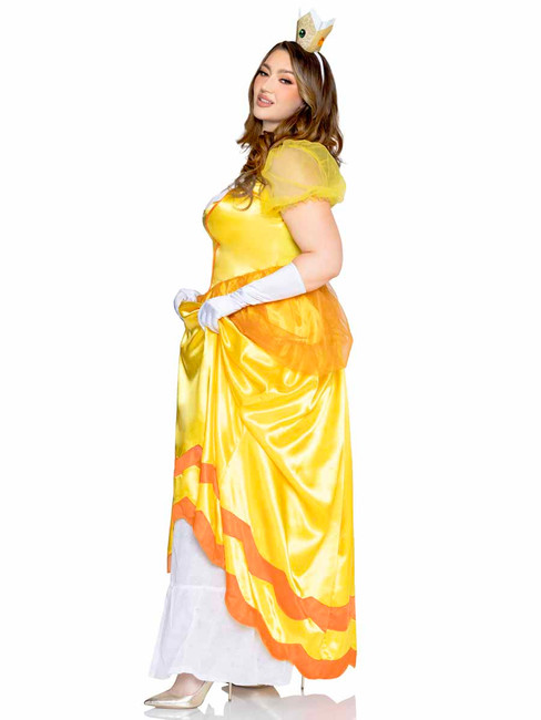 LA85559X, Plus Size Classic Sunflower Princess Costume Side View