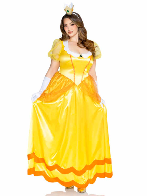 LA85559X, Plus Size Classic Sunflower Princess Costume Full View