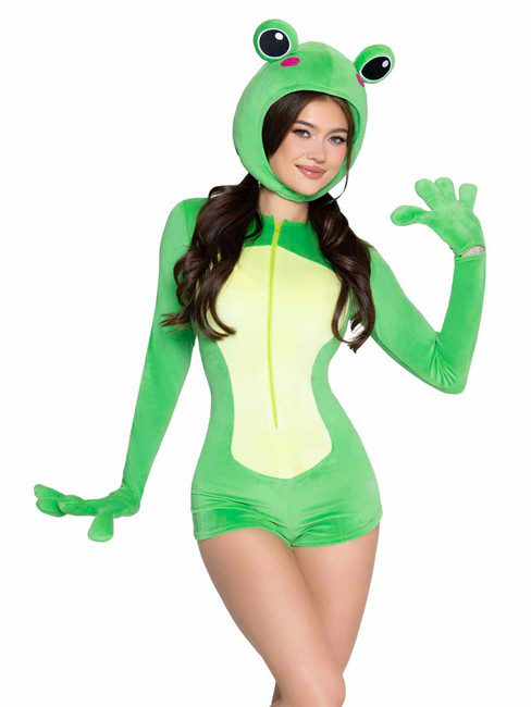 LA87374, Flirty Froggy Costume By Leg Avenue