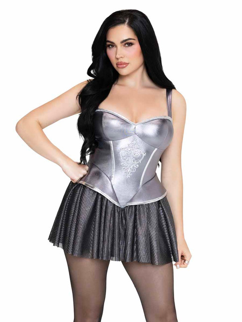 LA87360, Rebel Knight Costume By Leg Avenue