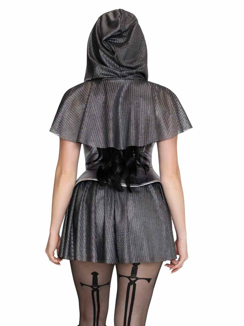 LA87360, Rebel Knight Costume Back View