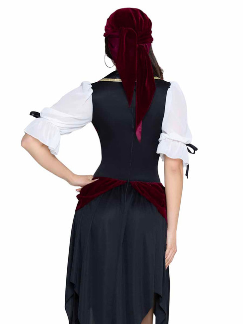 LA87379, Pirate Beauty Costume Back View