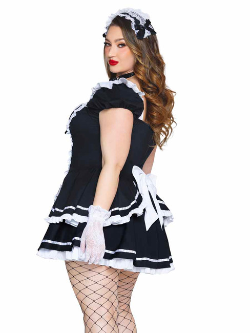 LA87286X, Maid to Flirt Plus Size Costume Side View