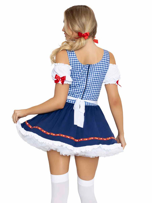 LA87348, Oktoberfest Cutie Costume Back View