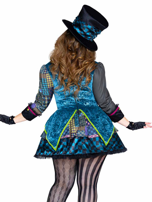 LA87334X, Plus Size Charming Darling Mad Hatter Back View