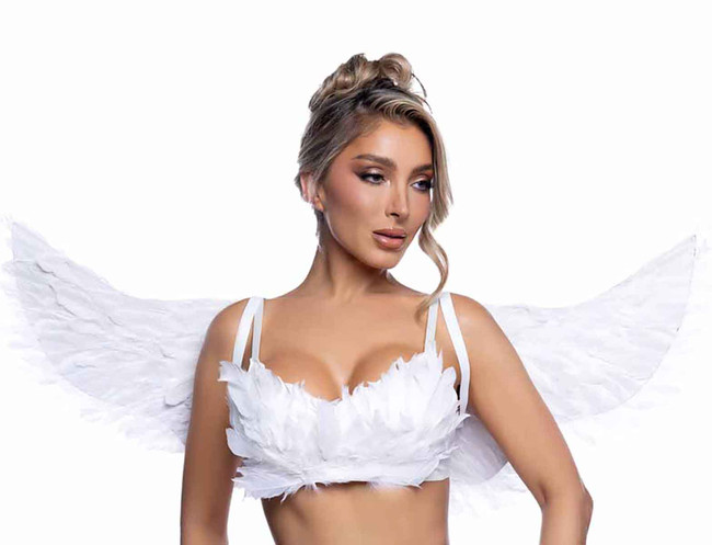 R6843, White Angel Wings