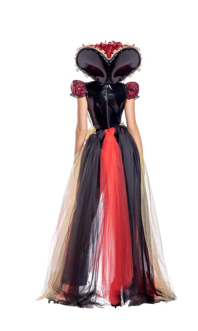PK2559X, Plus Size Heartthrob Queen Costume Back View