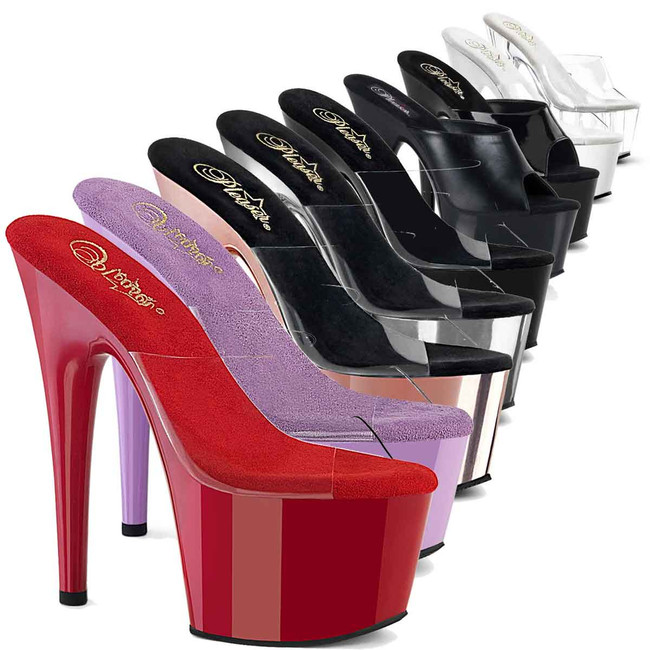 Stripper Shoes | ADORE-701, 7" Platform Slide by Pleaser