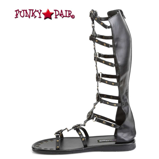 Roman-15, Men Roman Sandal | Funtasma inner side view