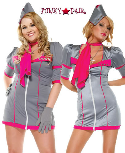 FP-559400, Swanky Stewardess Costume (Clearance Sale)
