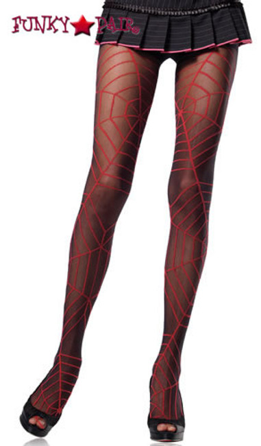 7490, Spiderweb Sheer Pantyhose