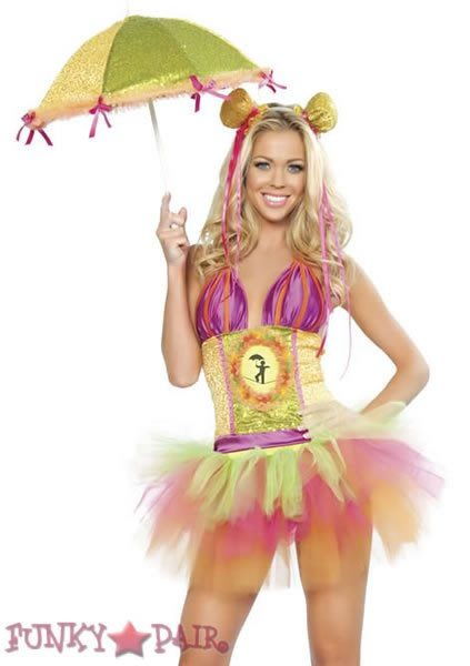 R-4273, Rainbow Clown Raver Costume