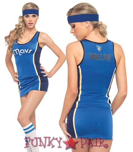 LA-N83963, Mavericks Basketball Costume Back View