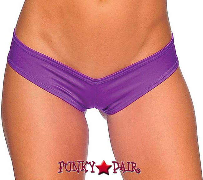 Rave Scrunch Back Micro Shorts | BodyZone 1244SL Color Purple