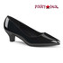  CrossDresser 2" Black Kitten Heels Pump Fab-420