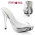Fabulicious | Elegant-401, 4.5" strap with Rhinestones Platform