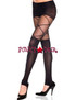 ML-7389, Faux Thigh High Footless Tights