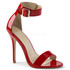 Pleaser | Amuse-10, Closed Back Sandal Red patent