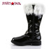 Santa-102 Zipper Side View Boots with Removable Cuffs