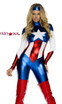FP-554700, Astonishing Allegiance Sexy Hero Costume By ForPlay