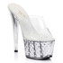 709-Brielle 7" Silver Polka Dot Mule