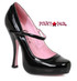 Black 4" School Girl Maryjane Pump Ellie Shoes | 423-babydoll