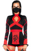 Cosplay Dragon Ninja Romper Costume by Leg Avenue | LA-85401