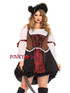 LA85371X, Ruthless Pirate Wench Costume