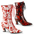 Bloody Print Costume Boots | Funtasma Victorian-120BL