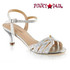 3.5" kitten Criss Cross Evening Sandal with Rhinestones Fabulicious | Audrey-03