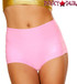 J. Valentine | FF612, Solid High-Waist Short Color Baby Pink front view