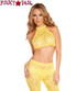 Rave Lace Halter top | J Valentine RB161 Color yellow sunshine