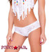 J. Valentine | RB159, Rave Basic Lace Shorts On Sales $14.95 color white