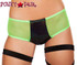 Roma | SH3247, Rave Two Tone Shorts color lime front view